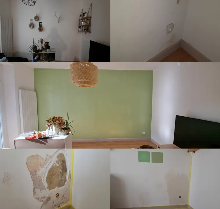 Rénover la peinture de votre intérieur suite à un dégât des eaux