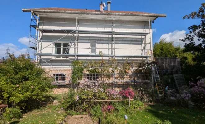 Rénovation complète en peinture d'une maison à Chambéry